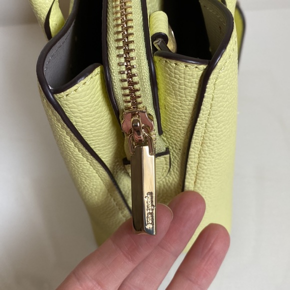 Kate Spade Collection Margaux Mini Satchel Top Handle Bag in Lemon Sorbet - Picture 4 of 11